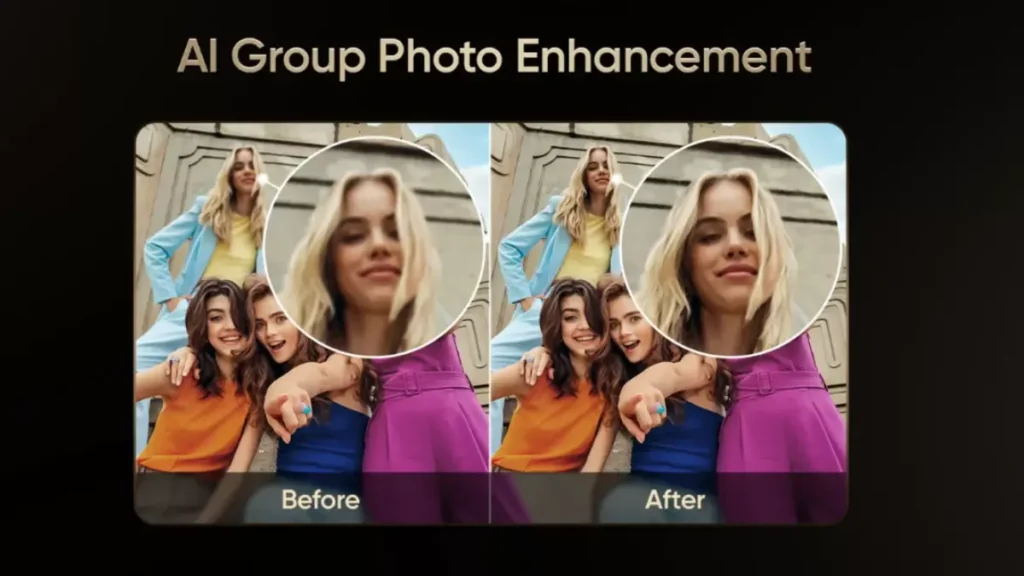 Realme 13 Pro series- AI group photo enhancement